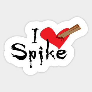 I Love Spike Sticker